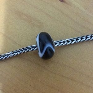 Trollbeads Black Armadillo Bead (retired)